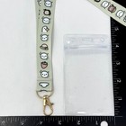 The Coffee Monsterz Co Emoti Lanyard Plastic Id Cardholder Rare Tcmc Flower