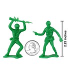 Timmee Processed Plastic Army Men 48pc Green Tim Mee Toy Soldier Figures Us Made