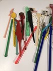 Lot 50 Vintage Swizzle Cocktail Sticks Drink Stirrers Casino Bars Restaurants  A