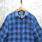Vintage Polo Country Ralph Lauren Shirt Men s Large Blue Check Flannel Outdoors