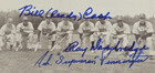 Bill Cash-ray Dandridge-art Pennington Signed Real Photo Postcard-barons-psa