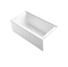 Kohler Underscore 60in Soaking Bathtub For 3 Wall Alcove W right Drain