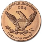 20x 1oz  999 Copper Rounds Franklin Liberty Design Eagle Bu Full Tube