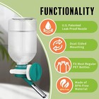 No-drip Water Bottle Feeder For Guinea Pigs  Hamsters  Bunnies  Ferrets    Sm   