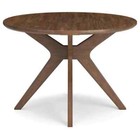Lyncott Contemporary Brown Wood 45 In  4 Legs Dining Table Seats 4