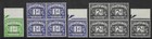 Southern Rhodesia 1951 Selection Of Postage Dues Mnh   3 Used  Cat  80 