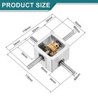 1 20 Reduction Gearbox 1 Module 20 Teeth With 8mm Shaft 118x118x50mm