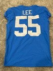 2018 Eric Lee Detroit Lions Game Used Issued Nfl Football Nike Jersey Usf