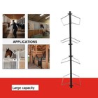 2x Saddle Storage Rack 4-tier Wall Mounted Horse Saddle Rack 20kg Load Per Tier
