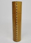Vintage Kaleidoscope Peach Reynolds 1989 Wood Veneer Inlaid Design Works Great
