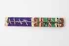 Wwii Ribbon Bar Two Place European  Theater With Three Campaign Stars Original