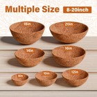 2 Pack 12 Inch Coco Liners 100  Natural Coconut Liners For Planters Round Coc   