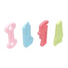 4pcs Baby Teething Toys Silicone Teether Chew Toy Set With Case Food Grade
