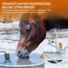 1000w Utility De-icer  Chicken Water Heater  Submergible Cast Aluminum Thermo   