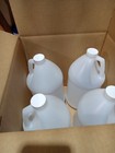 1 Gallon Plastic Jug  Screw-on Cap  Reuseable  Hdpe Plastic  4 Pack 