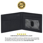 Genuine Leather Minimalist Bifold Wallets For Men Rfid Blocking Slim Mens Wallet