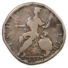 1787 4-l Connecticut Colonial Copper Coin