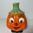 Vintage Lot Of 3 Halloween Jack-o -lantern Candle 5 -6 