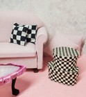 Miniature Dollhouse Furniture 2 Handmade Storage Boxes