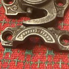 Antique Vintage Cast Iron Victorian Eagle Claw Window Sash Latch Lock W  Pin