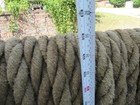 Rare Vintage 100   Rope Nautical Industrial Farm Block And Tackle Wood Pulleys
