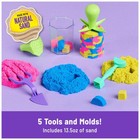 Kinetic Sand  Squish N    Create Playset With 13 5oz Blue  Yellow   Pink Play S   