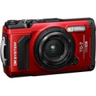 Reconditioned Om System Tough Tg-7 Digital Camera- Red