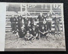 1907 Original Real Photo Postcard-baseball Team In Uniform-pr Juniors
