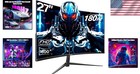 27-inch High-performance Curved Monitor  180hz Refresh Rate  Freesync Technology