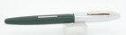 Eversharp Symphony 701 Green W chrome Cap   Gold Trim Fountain Pen -no Nib -1950