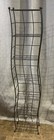 53    Inch Metal Wave Dvd   Game   Book Storage Rack Tower Shelf Shelves