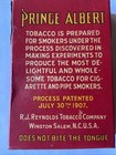 Vtg  Prince Albert Crimp Cut Cigarette Tobacco Box With Tax Stamp