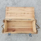 Usa Military Artillery Crate Box 4 2 Inch Mortar Ammunition Smoke Vintage Wooden