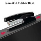 Stapler With 1000 Staples  Office Stapler  25 Sheet Capacity  Non-slip  Black