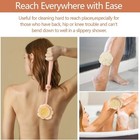 Bath Brush Back Body Bath Shower Sponge Scrubber Brushes With Handle Exfoliating