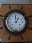 Vintage Schatz Royal Mariner Ship Bell Wall Clock   Barometer