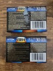 Lot Of 2 Tdk Tc-30 Hg Ultimate Vhs-c Blank Tapes New Sealed