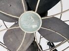 Emerson 12  4 Blade Oscillating Desk Fan 3 Speeds Antique Works