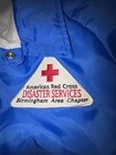 Vintage Westark Red Cross Disaster Services Jacket 3xl Blue Nylon Usa Made Snap