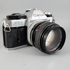 Canon Ae-1 Program 35mm Manual Slr Film Camera W  50mm 1 1 4 Lens   Manual