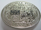 Hesston Cast Silver 2018 Nfr Cowboy Rodeo Adult Buckle  New Mint Condition