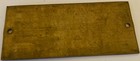 Denver Tramway Corp  Commemorative Brass Plaque