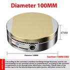 Round Permanent Magnet Chuck Detail Disc Small Round Magnetic Workbench New