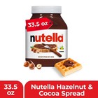 Nutella Hazelnut Spread With Cocoa For Breakfast  33 5 Oz Jar   Free Shipping