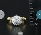 Igi  Certified 3 04 Ct F Vs1 Round Cut Lab Diamond Engageme Ring 18 K Solid Gold