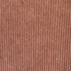 Double Sided Brown Teddy Bear Fleece   Corduroy Fabric 11 x59  Sewing Remnant
