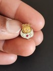 Phillips Petroleum 66 Service Pin Lgb 1ok Gold  2 Diamonds   1 Ruby -  Rare  