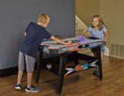 Air Hockey Table 54 Led Light Up Arcade Game Electronic Scoring Triumph Fire