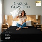 400 Thread Count Full Fitted Sheet Only - 100  Cotton Fitted Sheet-luxury Sat   