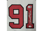 Dennis Rodman Signed Chicago White Basketball Jersey Jsa